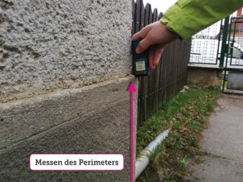 Messen des Perimeters